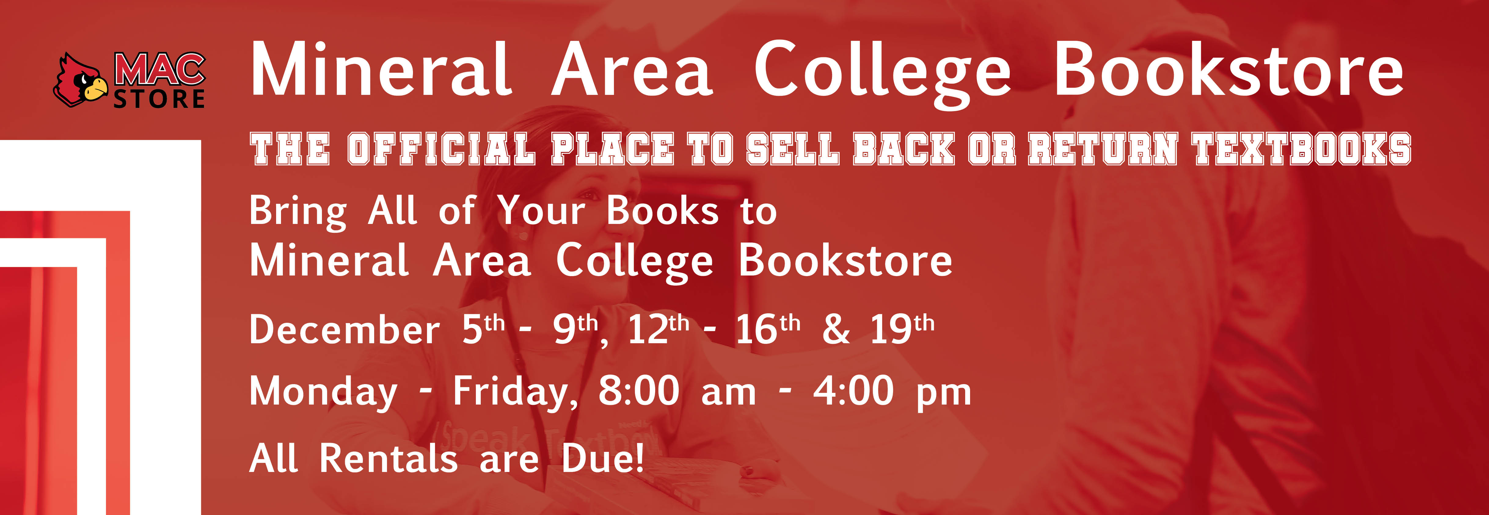 Mineral Area College buyback information